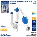 HERRAJE PARA W.C DE BOTON LATERAL GRIVEN