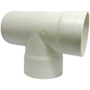 TEE PVC SANITARIO LIVIANO 200MM EXCXC DP