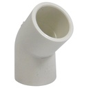 CODO 45GR PVC PRES 3/4" BLANCO TUBRICA