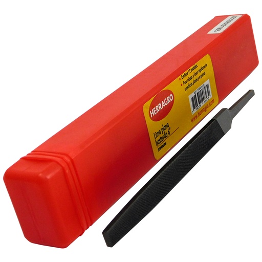[8046] LIMA PLANA 6" SIN CABO HERRAGRO