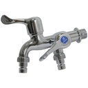 VALVULA 1/2" ABS DOBLE CROMADA GRIVEN