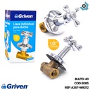 LLAVE PARA DUCHA 1/2" INDIVIDUAL GRIVEN