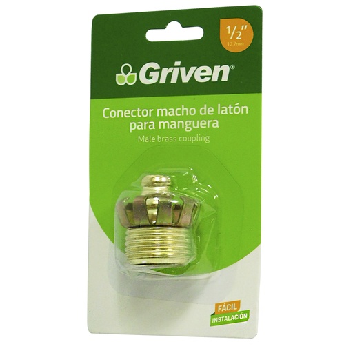 [8106] CONECTOR MACHO 1/2" PARA MANGUERA GRIVEN