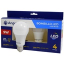 BOMBILLO LED 9W 4 PIEZAS ANGEL LIGHT