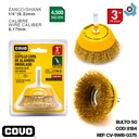 DISCO CEPILLO COPA DE ALAMBRE 3" X 1/4" COVO