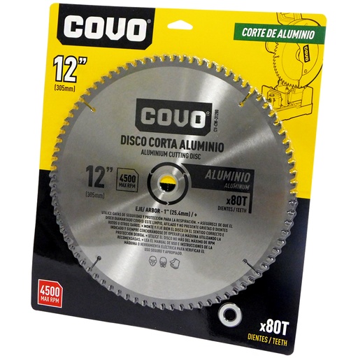 [8353] DISCO DE SIERRA 12" PARA ALUMINIO COVO