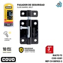 PASADOR DE SEGURIDAD 3" COVO
