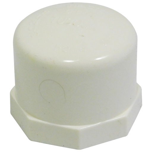 [8417] TAPA PVC PRES 3/4" HR BLANCO TUBRICA