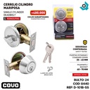 CERROJO CILINDRO MARIPOSA 45MM CROMADO COVO