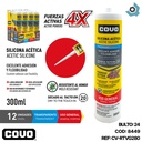 SELLADOR DE SILICONA TRANSPARENTE 300ML COVO