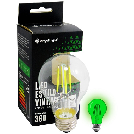 [8467] BOMBILLO LED 4W VINTAGE VERDE ANGEL LIGHT