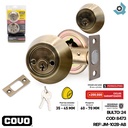 CERROJO DOBLE CILINDRO 45MM SATINDADO COVO