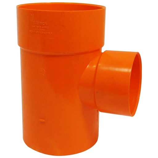 [8480] TEE REDUCCION PVC SANITARIO 110 X 75MM REFORZADO TUBRICA