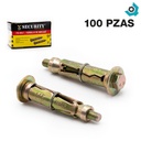 TORNILLO 3/16" X 50MM CON RAMPLUG METALICO SEGURITY