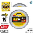 DISCO DE SIERRA 10" PARA MADERA COVO