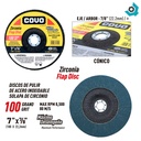 DISCO ARASIVO 7" GRANO 100 PARA PULIR COVO