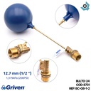 FLOTADOR CON VARILLA 1/2" PARA TANQUE DE AGUA GRIVEN