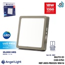 LAMPARA LED SUPERFICIAL CUADRADA 18W 8.7" ANGEL LIGHT