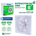 EXTRACTOR DE AIRE 8" TROEN