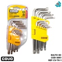 JUEGO DE LLAVES ALLEN TORX 10 PIEZAS COVO