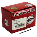 CLAVO DE ACERO LISO 1 1/2" X 2.0MM MEJIA