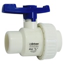 VALVULA 3/4" DE PVC UNION SIMPLE GRIVEN