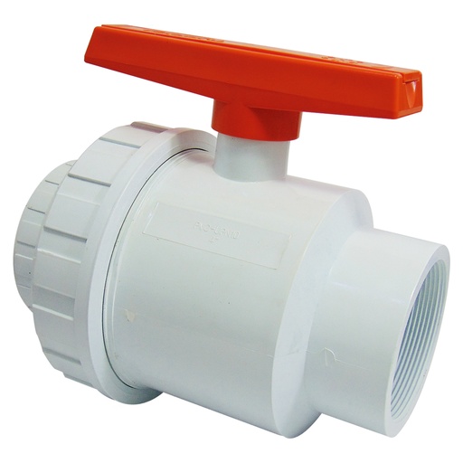 [9077] VALVULA 4" DE PVC CON ROSCA TUBRICA