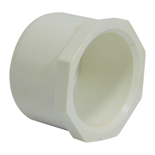 [9079] TAPA PVC PRES 1" C BLANCO TUBRICA