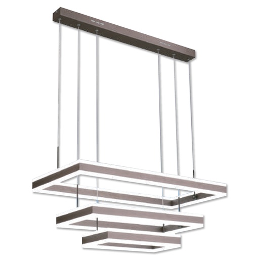 [9178] LAMPARA LED COLGANTE 154W 3 PIEZAS ANGEL LIGHT