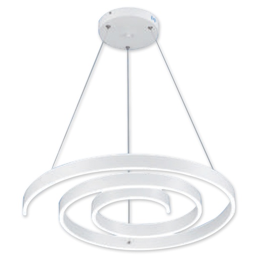 [9235] LAMPARA LED COLGANTE 100W ESPIRAL ANGEL LIGHT
