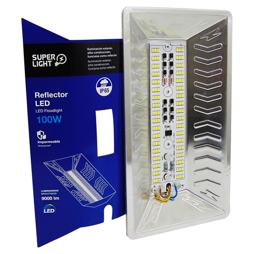 [9255] REFLECTOR LED 100W PARA EXTERIOR SUPER LIGHT