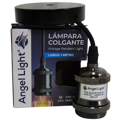 [9259] SOCATE PARA BOMBILLO COLGANTE OCRE ANGEL LIGHT