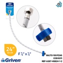 MANGUERA FLEXIBLE 1/2" PARA PLOMERIA GRIVEN