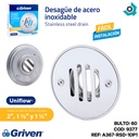 DESAGUE DE PISO 3" REDONDO ACERO INOXIDABLE GRIVEN