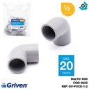 CODO 90GR PVC SCH 40 1/2" GRIVEN