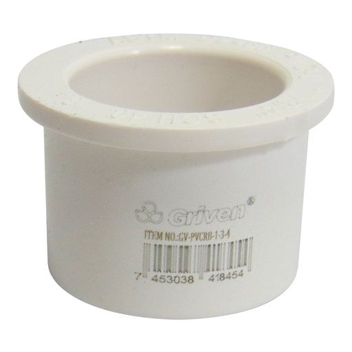 [9417] REDUCCION BUSHING 1" X 3/4" PVC SCH 40 GRIVEN