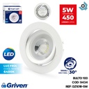 LAMPARA LED OJO DE BUEY 5W 3.5" REDONDA ANGEL LIGHT