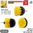 JUEGO DE CEPILLOS DE LIMPIEZA 3 PZAS COVO