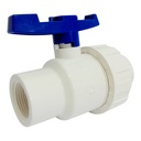 VALVULA 1" DE PVC CON ROSCA UNION SIMPLE GRIVEN