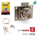 CERRADURA PARA GAVETA 2" CROMADA COVO