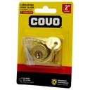 CERRADURA PARA GAVETA 2" DORADA COVO