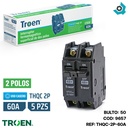BREAKER SUPERFICIAL 2P X 60AMP TROEN