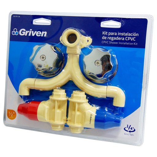 [9723] KIT DE INSTALACION PARA DUCHAS CPVC GRIVEN