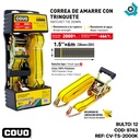 CORREA DE AMARRE CON TRINQUETE 2000KG X 6M COVO