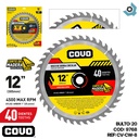 DISCO DE SIERRA 12" PARA MADERA COVO