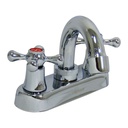 GRIFERIA PARA LAVAMANOS 4" CUELLO CURVO GRIVEN