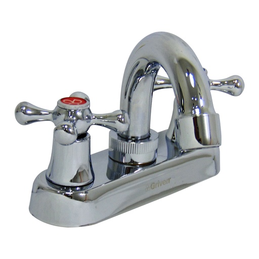 [9838] GRIFERIA PARA LAVAMANOS 4" CUELLO CURVO GRIVEN