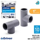 TEE PVC 1" SENCILLA CXCXC GRIS GRIVEN
