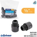 ADAPTADOR PVC 1/2" MACHO GRIS GRIVEN