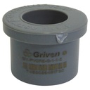 REDUCCION BUSHING 1" X 1/2" PVC GRIS GRIVEN